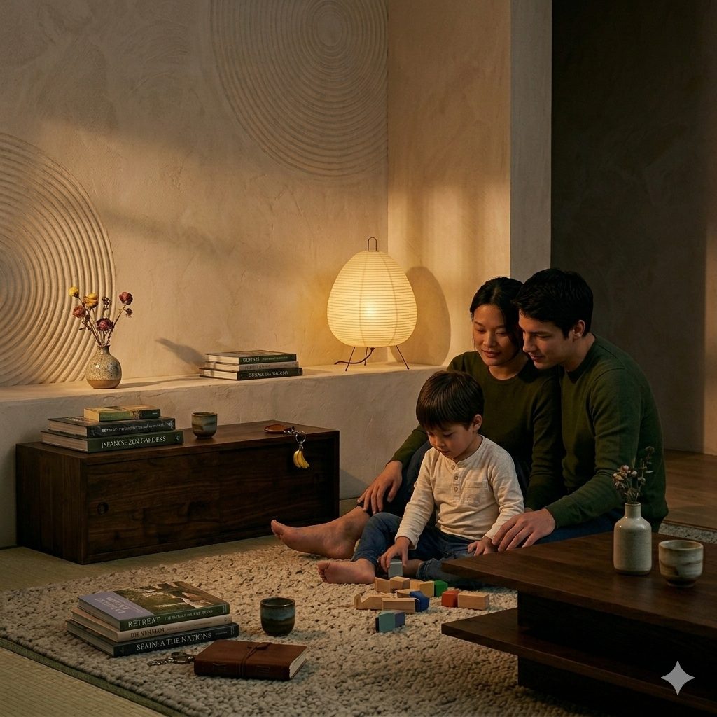 iluminación zen ambiente relajante sensación bienestar